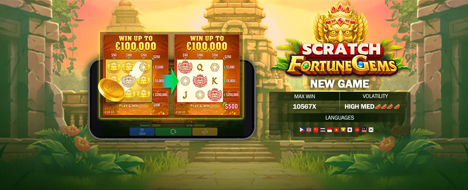 PAGCOR official license symbol with golden casino elements